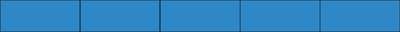 Blue Rectangle Fraction 5:5