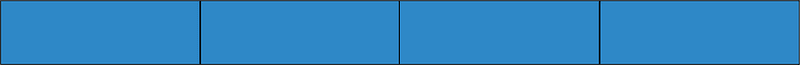 Blue Rectangle Fraction 4:4