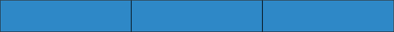 Blue Rectangle Fraction 3:3