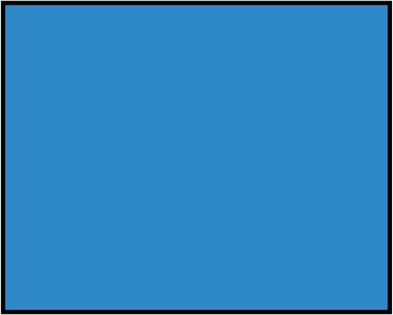 Blue Rectangle Fraction 1:1