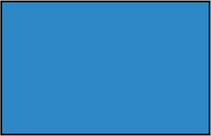 Blue Rectangle Fraction 1:1