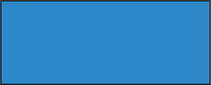 Blue Rectangle Fraction 1:1