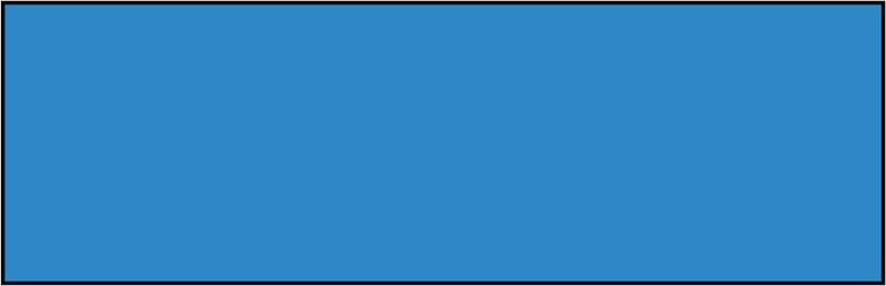 Blue Rectangle Fraction 1:1