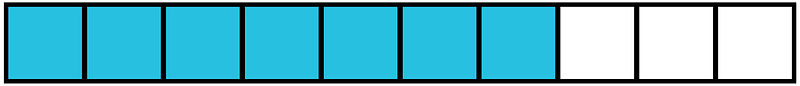 Cerulean-Blue Rectangle Fraction 7:10