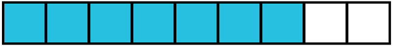 Cerulean-Blue Rectangle Fraction 7:9