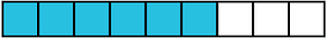 Cerulean-Blue Rectangle Fraction 6:9