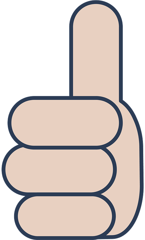 Handyman Jack Ok thumb gesture
