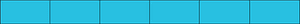 Cerulean-Blue Rectangle Fraction 6:6