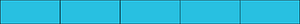 Cerulean-Blue Rectangle Fraction 5:5