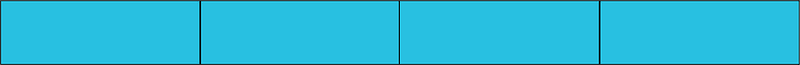 Cerulean-Blue Rectangle Fraction 4:4