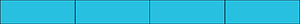 Cerulean-Blue Rectangle Fraction 4:4