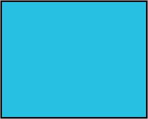 Cerulean-Blue Rectangle Fraction 1:1