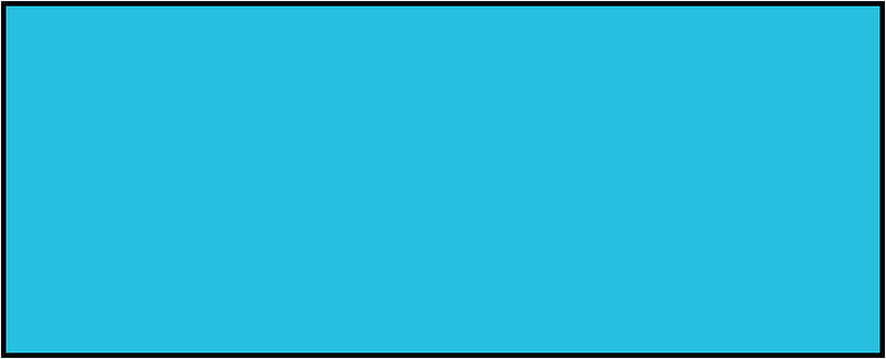 Cerulean-Blue Rectangle Fraction 1:1