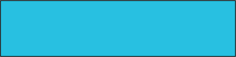 Cerulean-Blue Rectangle Fraction 1:1