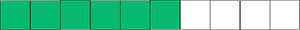 Green Rectangle Fraction 6:10