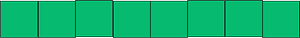 Green Rectangle Fraction 8:8