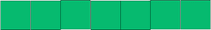 Green Rectangle Fraction 7:7