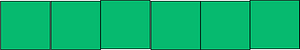 Green Rectangle Fraction 6:6