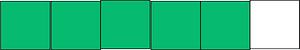 Green Rectangle Fraction 5:6