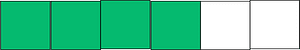 Green Rectangle Fraction 4:6