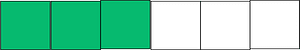 Green Rectangle Fraction 3:6