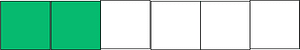 Green Rectangle Fraction 2:6