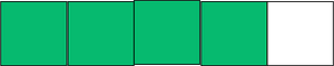 Green Rectangle Fraction 4:5