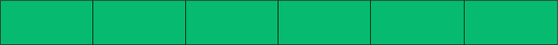 Green Rectangle Fraction 6:6