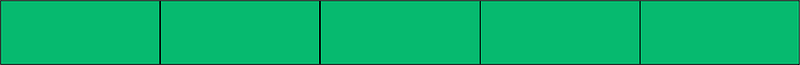 Green Rectangle Fraction 5:5