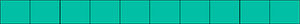 Teal-Green Rectangle Fraction 10:10