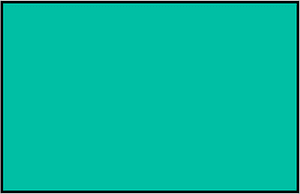 Teal-Green Rectangle Fraction 1:1