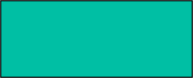 Teal-Green Rectangle Fraction 1:1