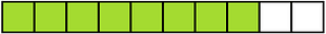 Lime Rectangle Fraction 8:10