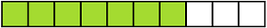 Lime Rectangle Fraction 7:10