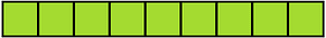 Lime Rectangle Fraction 9:9