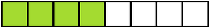 Lime Rectangle Fraction 4:8