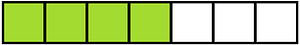 Lime Rectangle Fraction 4:7