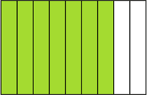 Lime Rectangle Fraction 7:9