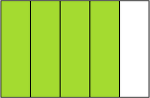 Lime Rectangle Fraction 4:5