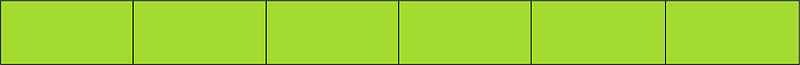 Lime Rectangle Fraction 6:6