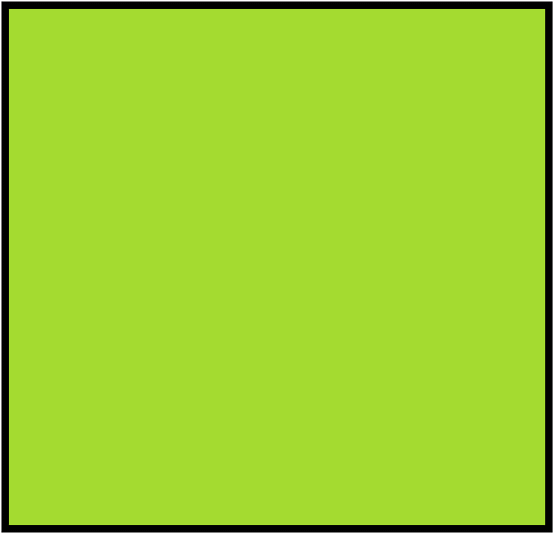 Lime Rectangle Fraction 1:1