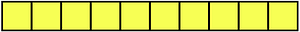 Yellow Rectangle Fraction 10:10