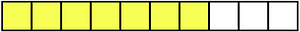 Yellow Rectangle Fraction 7:10