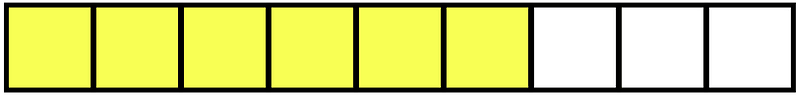 Yellow Rectangle Fraction 6:9