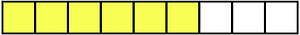 Yellow Rectangle Fraction 6:9