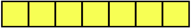 Yellow Rectangle Fraction 7:7