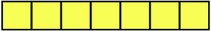 Yellow Rectangle Fraction 7:7