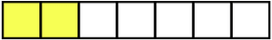Yellow Rectangle Fraction 2:7