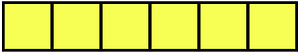 Yellow Rectangle Fraction 6:6