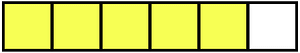 Yellow Rectangle Fraction 5:6